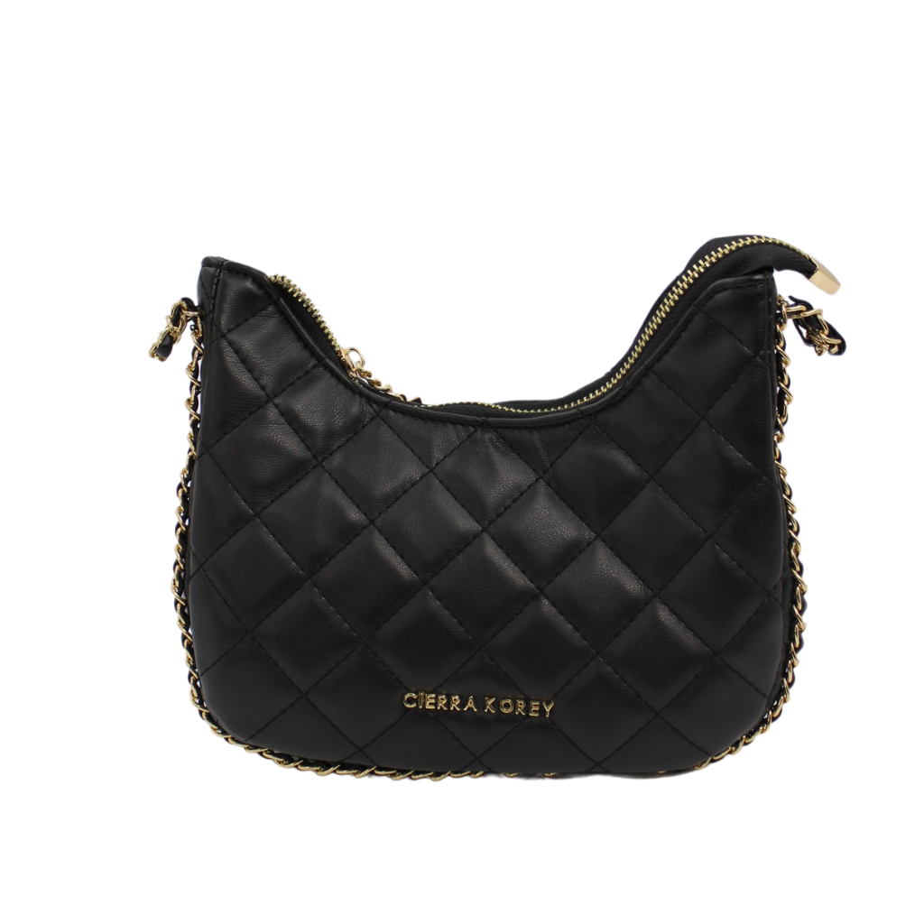 Crescent Quilted Underarm Bag