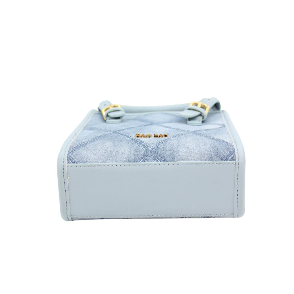 Ocean Blue Paradise Denim Bag