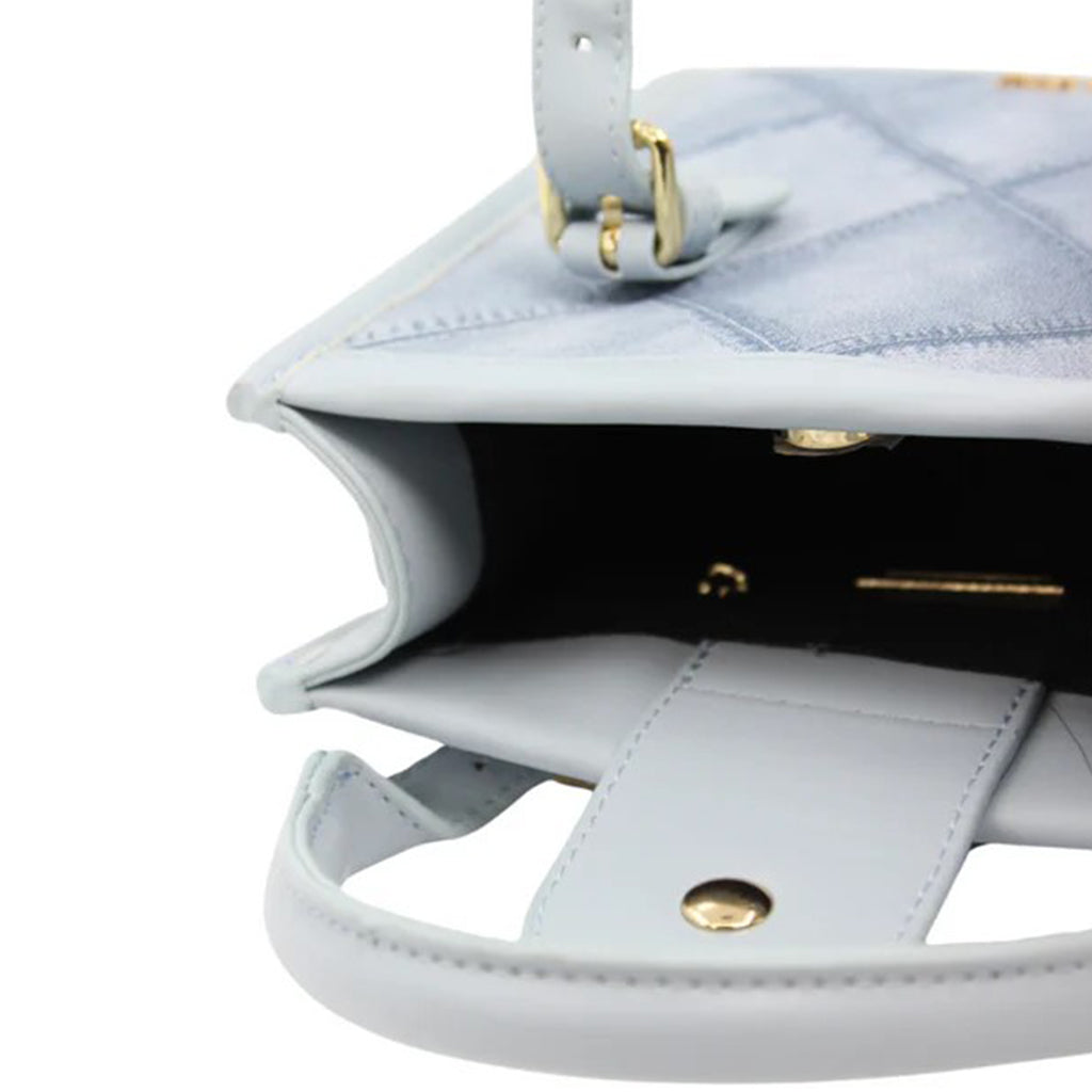 Ocean Blue Paradise Denim Bag