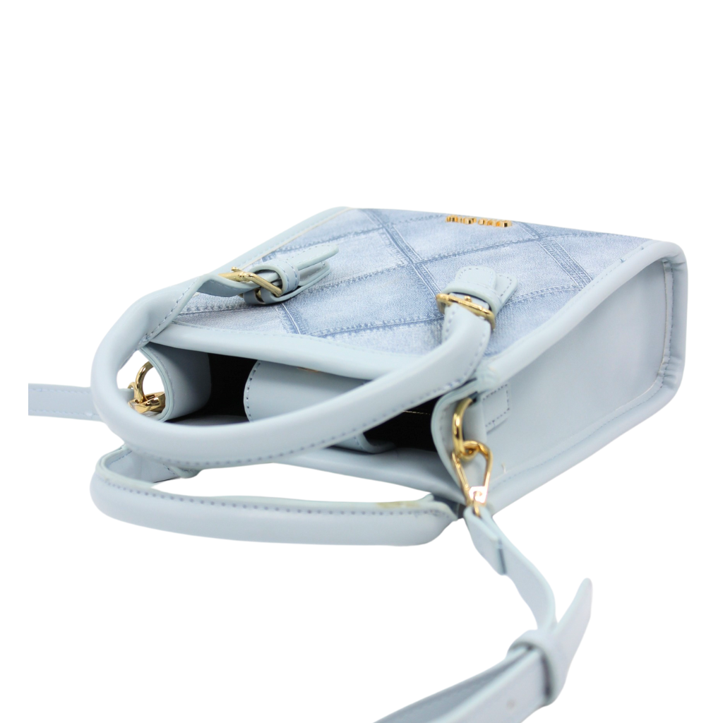 Ocean Blue Paradise Denim Bag