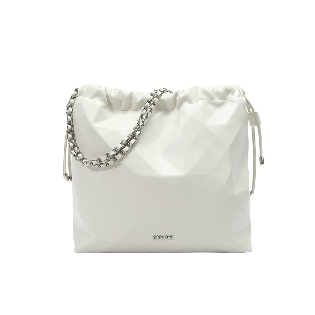 Cream Quilted Tote Bag