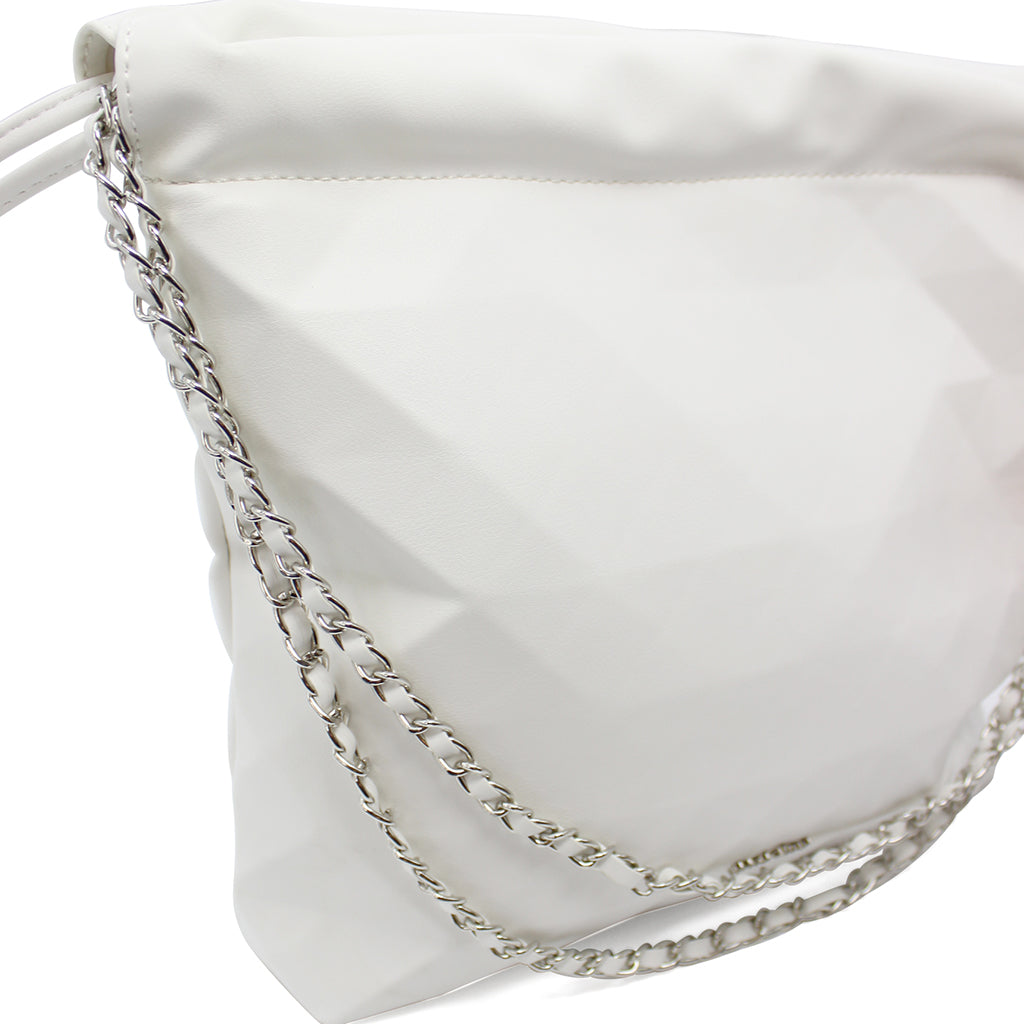 Cream Quilted Tote Bag