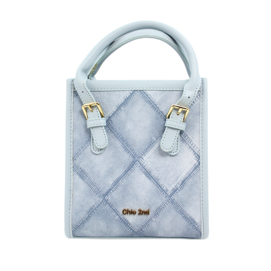 Ocean Blue Paradise Denim Bag