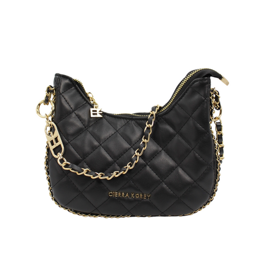 Crescent Quilted Underarm Bag
